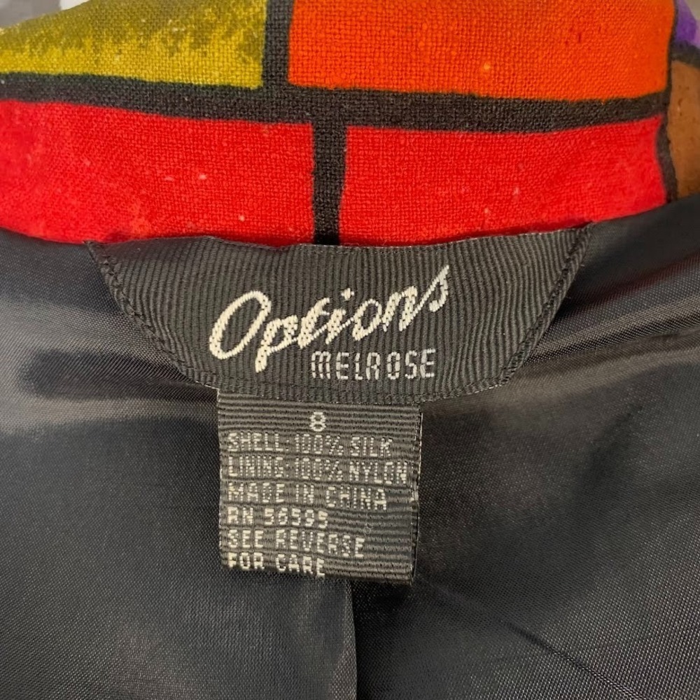 Vintage Options Melrose Patchwork Pattern Colorfu… - image 6